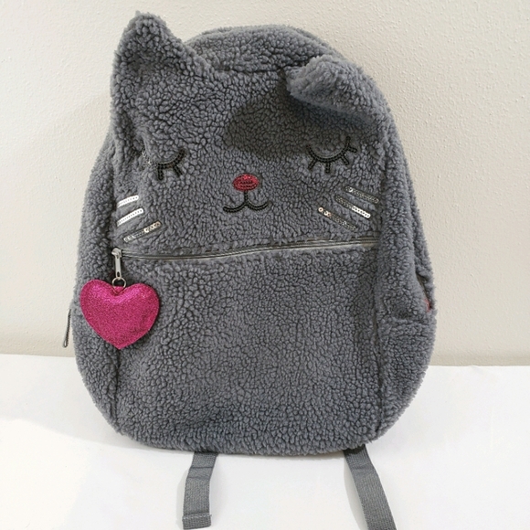 fuzzy cat backpack